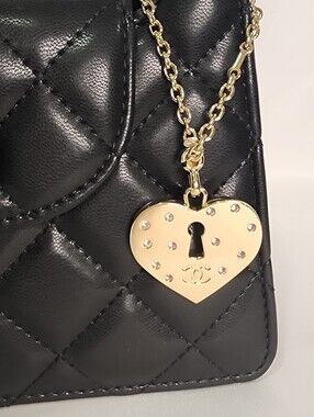 Chanel Heart Lock charm keychain Spring/Summer collection 02P
